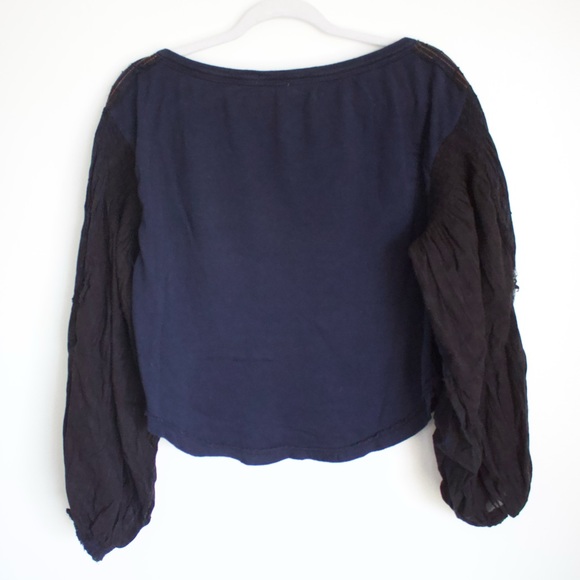Free People Balloon Sleeve Top (Size S) - Picture 2 of 10